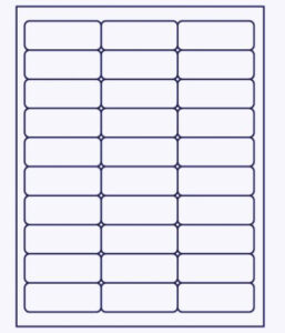 printable 1 x 2 5 8 label template pdf