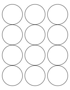 printable 2 in round label template pdf