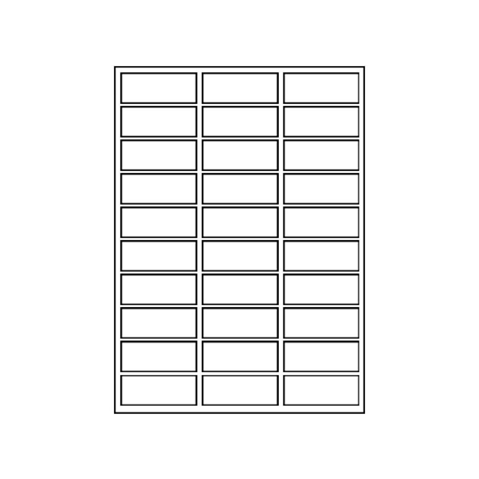 1 x 3/4 label template sample