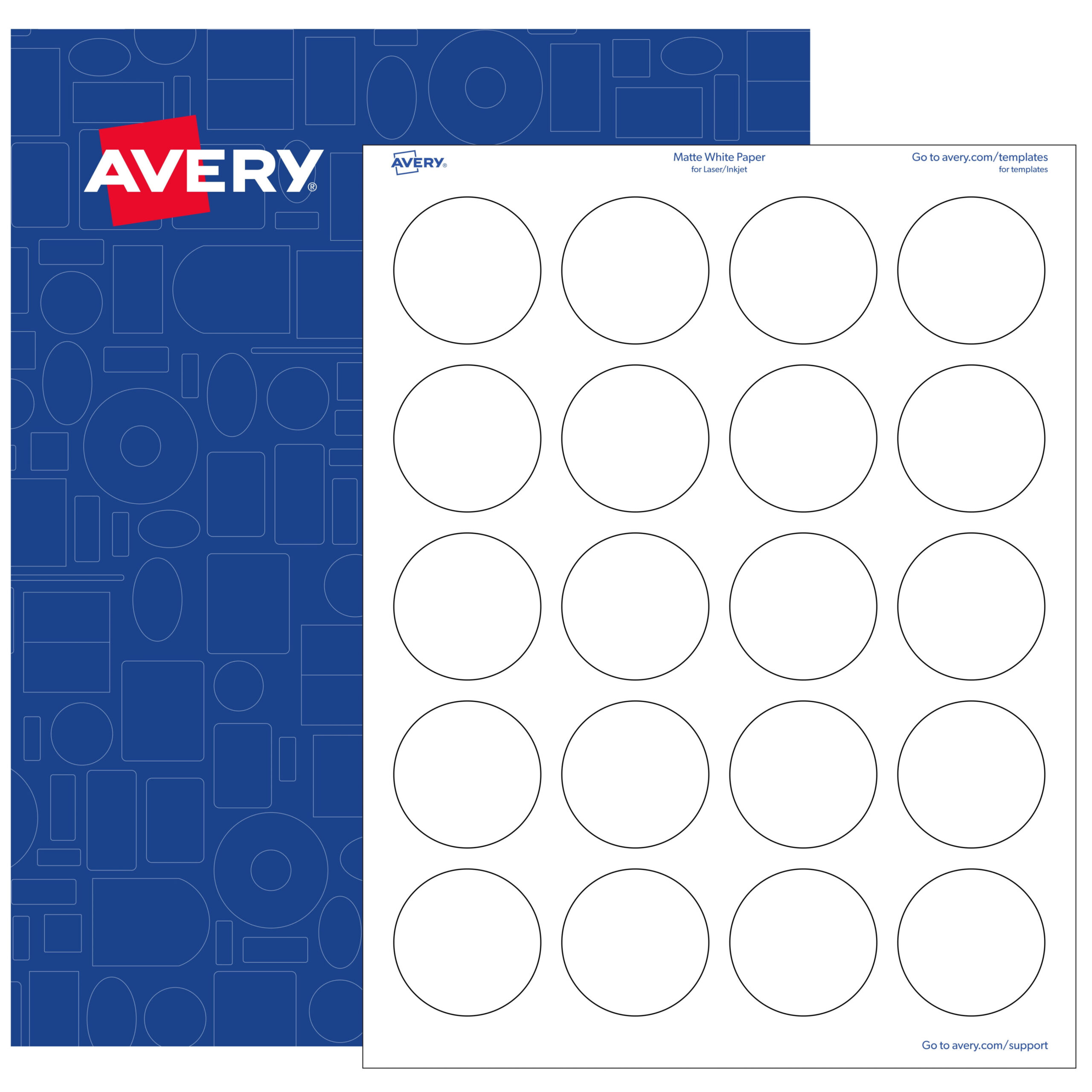 6 per sheet label template