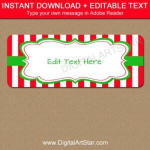 blank return address labels christmas template sample