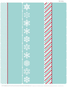 christmas address return labels template word