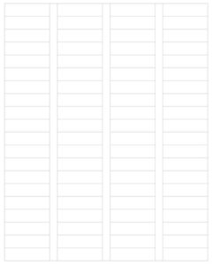 free blank 1 x 1 label template excel