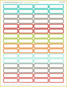 polaroid round adhesive labels template