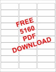 printable 6 per sheet label template sample