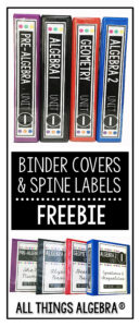 printable ring binder spine label template