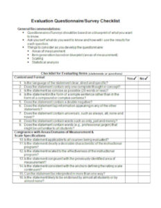 sample of a checklist questionnaire checklist interior design questionnaire template word