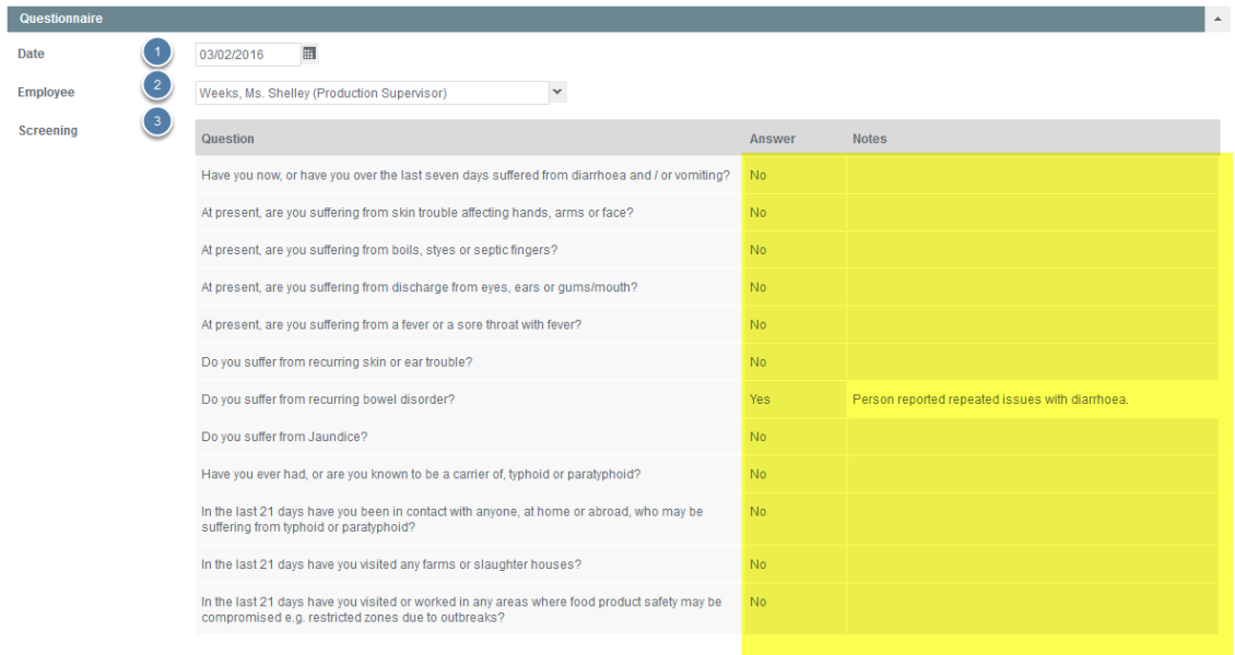 add a preemployment screening « safefood 360 help center pre employment screening questionnaire template excel