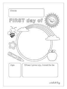 editable free first day of school worksheet high school download free first day first day of school questionnaire template doc