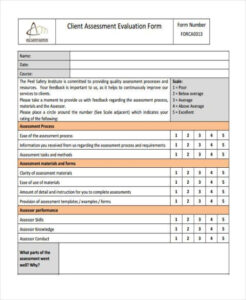 free 8 client assessment forms in pdf  ms word social media client questionnaire template word