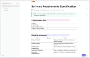 free free agile requirements gathering templates in excel  clickup non functional requirements questionnaire template example