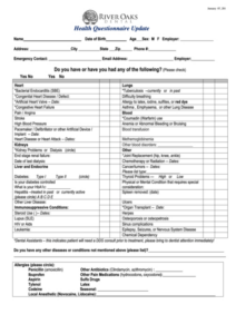 free health questionnaire template sample printable pdf download health and safety questionnaire for employees template excel