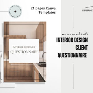 interior design client questionnaire template fully editable canva interior design client questionnaire template doc