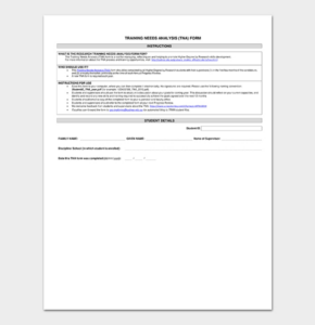 needs analysis template  20 for word excel pdf training needs analysis questionnaire template pdf