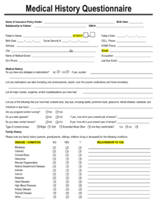 printable medical history questionnaire newdoc  fill and sign printable template online  us legal forms family medical history questionnaire template word