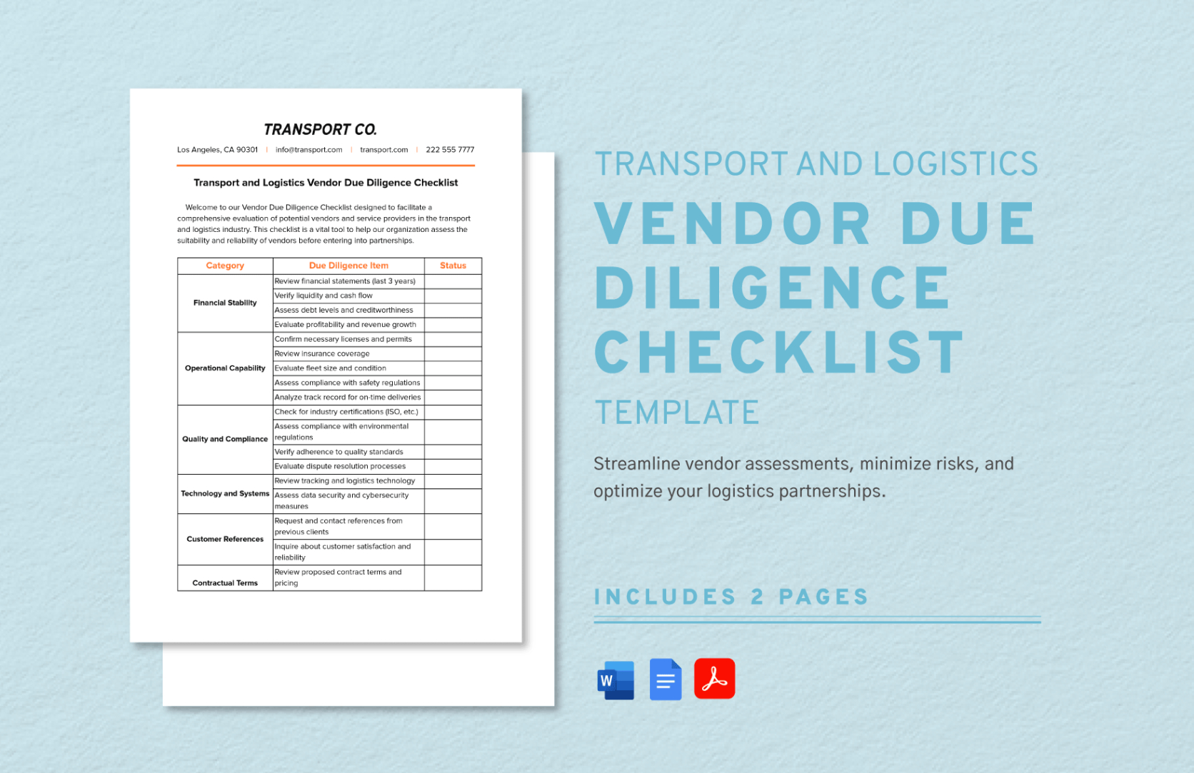 sample due diligence checklist template in google sheets excel  download  template vendor due diligence questionnaire template sample