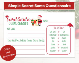 sample secret santa questions printable secret santa form secret santa questionnaire for work secret funny secret santa questionnaire templates