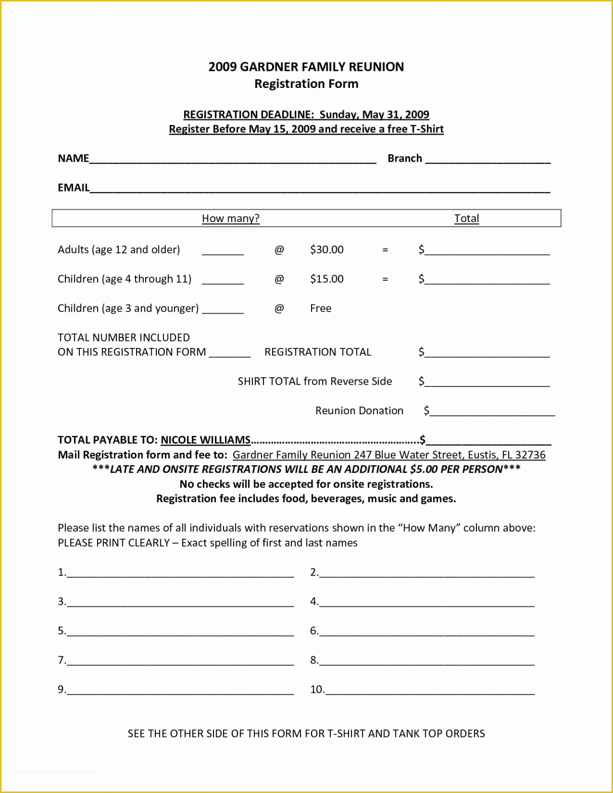 52 free family reunion survey templates  heritagechristiancollege family reunion questionnaire template word