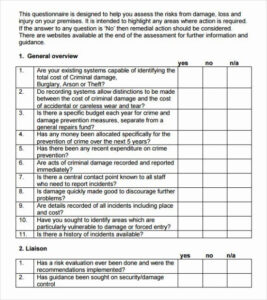 business risk assessment template new 10 sample security risk inherent risk questionnaire template sample
