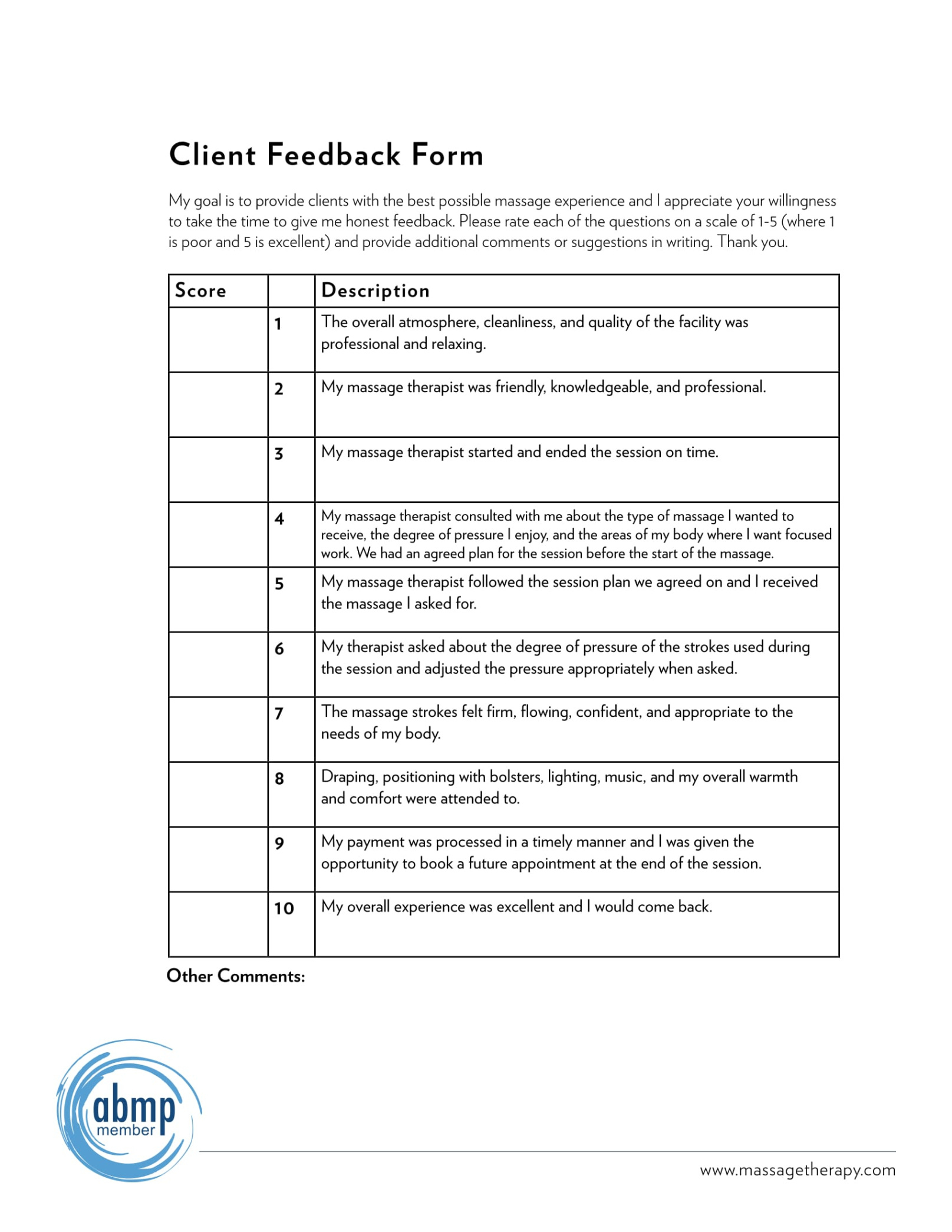 client feedback template client feedback questionnaire template pdf