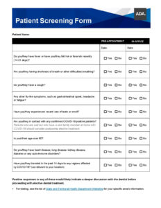 covid questionnaire printable  prntblconcejomunicipaldechinugovco tenant pre screening questionnaire template doc