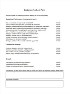 editable customer feedback questionnaire templates  bank2home client feedback questionnaire template excel