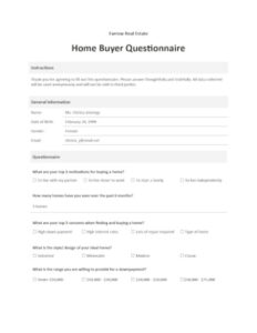 editable free 30 buyer questionnaire samples in ms word  google docs  google sheets  ms excel  apple puppy buyer questionnaire template word