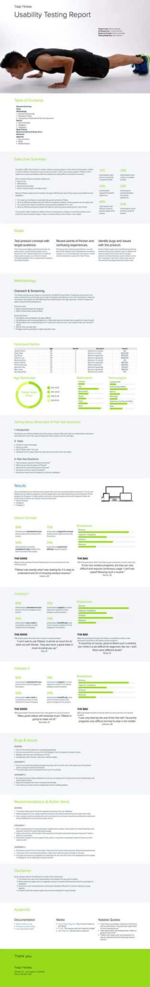 editable how to write a usability testing report with samples  xtensio inside usability test report usability testing questionnaire template doc