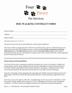 editable printable dog boarding form template  printable word searches dog sitting questionnaire template pdf