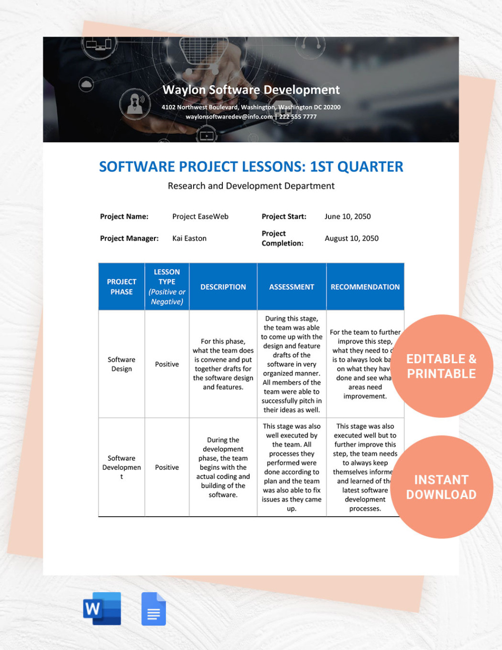 free software development lessons learned template in word google docs lessons learned questionnaire template pdf