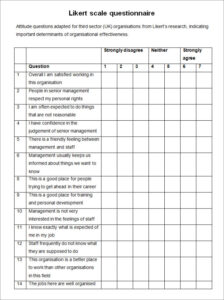 printable 11 likert scale templates  free sample example format knowledge transfer questionnaire template