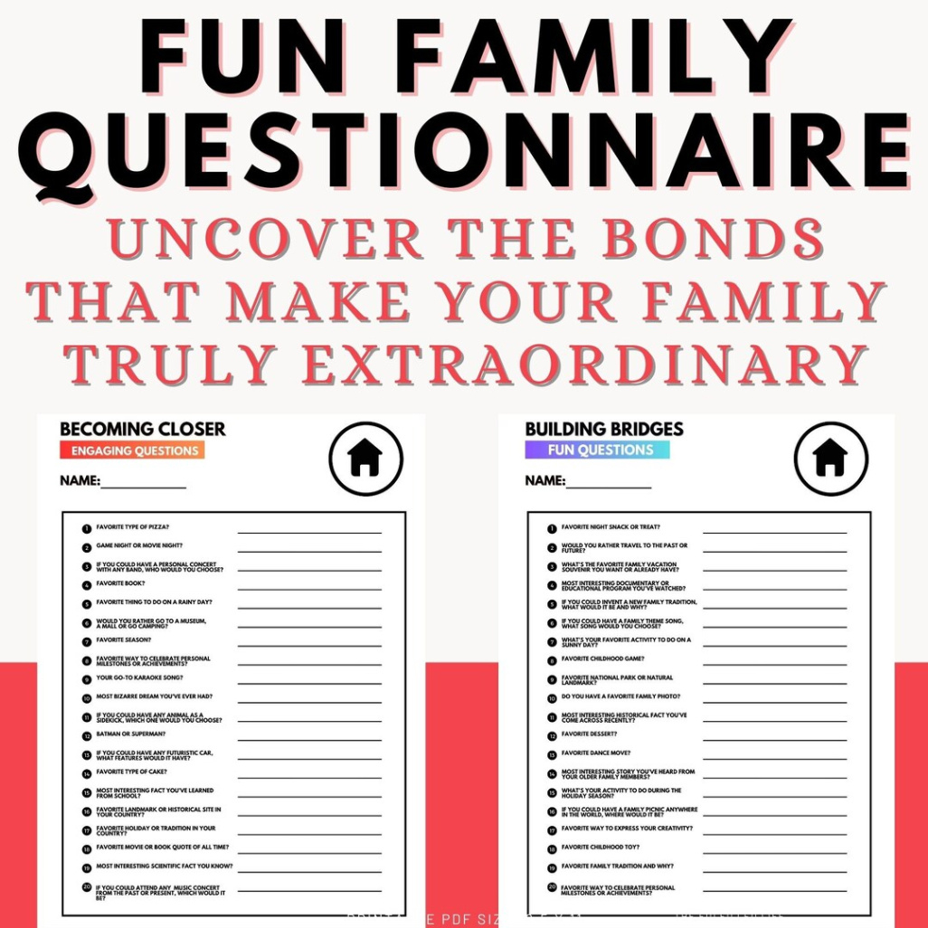 printable family questionnaire  get to know parents questions  teen kids biography activity  mom dad family reunion questionnaire template doc