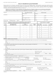 printable insurance coverage questionnaire  fillable online homeowner insurance questionnaire   all auto insurance questionnaire template excel