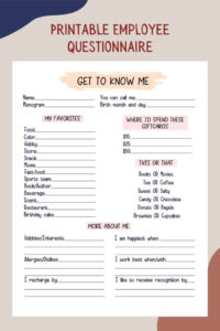 printable personal likes and dislikes questionnaire personal stylist questionnaire template word
