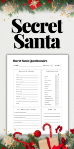 printable secret santa questionnaire printable pdf editable secret santa gifts questionnaire template gift exchange questionnaire template example