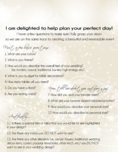 sample 20 wedding planner questionnaire template wedding planner questionnaire template pdf