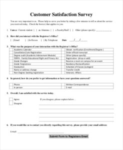 sample customer satisfaction survey email template client feedback questionnaire template