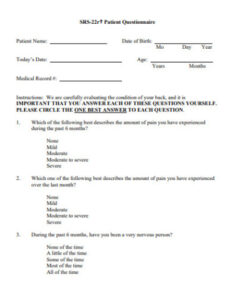 sample free 36 patient questionnaire samples in pdf  ms word new patient questionnaire template doc