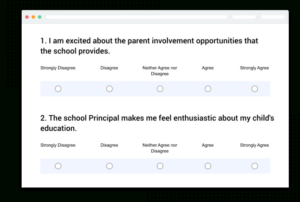 sample parent survey template ofsted parent questionnaire template sample