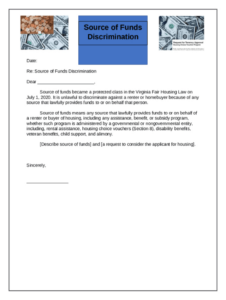 sample source of funds  a protected class in virginia doc template  pdffiller source of funds questionnaire template example